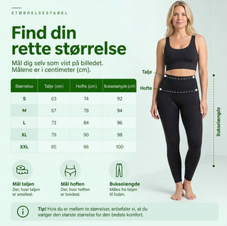 Varme leggings til kvinder med fleecefor – termoleggings mod kulde, høj talje