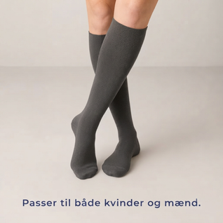 Kompressionsstrømper, 5-pak – Knæhøje støttestrømper, 20–30 mmHg, til trætte og hævede ben