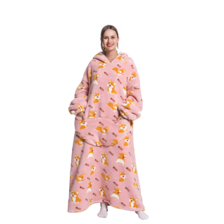 Oversized-hoodie – Hyggelig flanell-hoodie til hele familien