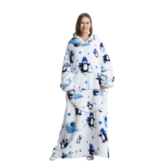 Oversized-hoodie – Hyggelig flanell-hoodie til hele familien