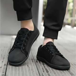 Barfodssko – minimalistiske sneakers med bred tåkappe og zero drop Unisex