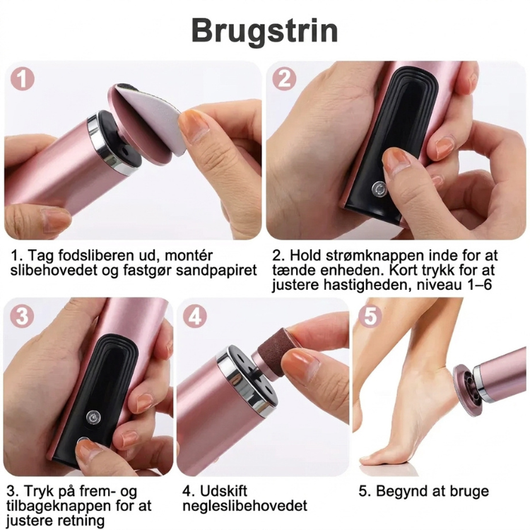 Trin-for-trin-guide til, hvordan fodfilen bruges