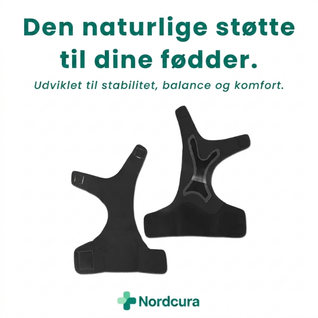 NordCura™ ankelstøtte – støtte ved plantar fasciit, pronation og smerter i hælen
