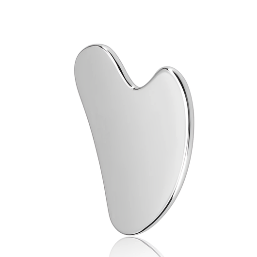Gua Sha-massageskraber i rustfrit stål, hjerteformet design