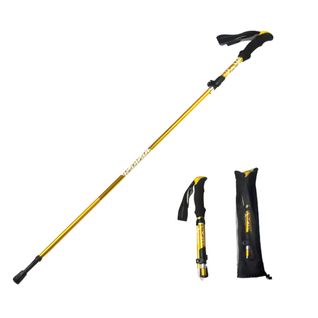 Sammenklappelige vandrestave, justerbare 110–125 cm – Vandrestave til gåture, vandreture og friluftsliv