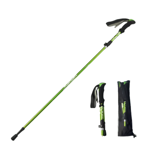 Sammenklappelige vandrestave, justerbare 110–125 cm – Vandrestave til gåture, vandreture og friluftsliv