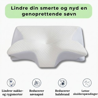 NeckAlign™ – Ergonomisk Hukommelsesskum-sovepude mod Nakkesmerter, Ryg & Side