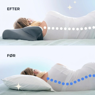 NeckAlign™ – Ergonomisk Hukommelsesskum-sovepude mod Nakkesmerter, Ryg & Side