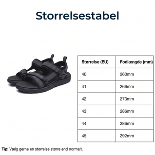 Stødabsorberende sandaler – komfortable sandaler til hverdagen