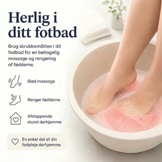 Skrubbemåtte – Til fødderne og hele kroppen